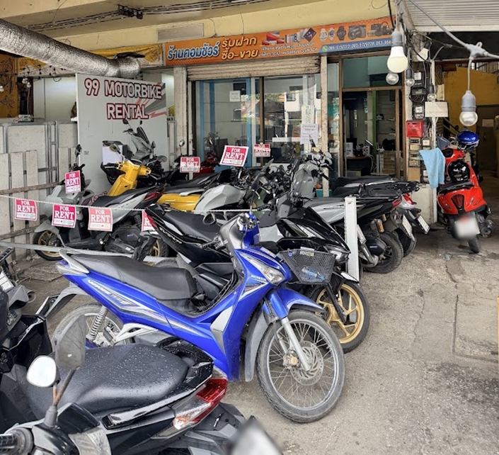 ร้านเช่ารถมอเตอร์ไซค์ เชียงใหม่
